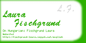 laura fischgrund business card